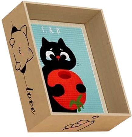 Cat Scratcher - Pad Scratch Reversibile | CATNIP CARDBOARD | Lounge Graffiante Ondulato | Toys Kitten Anti-scratch Per Protezione Dei Mobili Allenamento Per Noia Per La Noia Play Outdoor Attivit