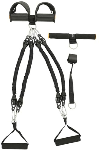 Toyvian Corda Elastica Pedale Resistente in Spesso per Esercizi Fitness Casa e Palestra Multifunzionale per Allenamento Gambe Braccia e Vita Portatile e Durevole