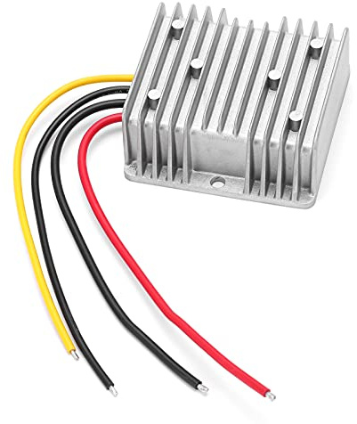 Dioche Convertitore di Tensione da CC A CC da 18 A 12 V Convertitore di Tensione da 24 V A 12 30 A Trasformatore da 360 W Modulo di Alimentazione Ad Alta Efficienza IP68 Impermeabile per Motori,