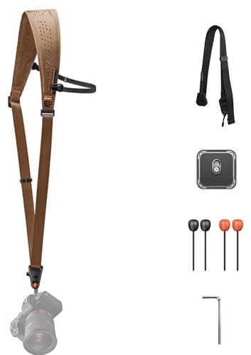 PGYTECH Kameragurt Camera Strap Pro, Kameraschultergurt Mit Abnehmbarem Achselgurt, Professionelles Kamerageschirr