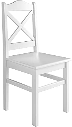 Erst-Holz Küchenstuhl Massivholzstuhl Esszimmerstuhl Kiefer Stuhl 90.71-20 W