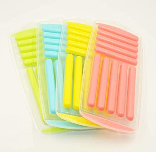 Bac à glaçons Pop Out anti-adhésif en plastique silicone souple 10 bâtonnets 1 couleur au hasard