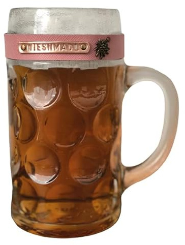 Nessis Manufactur Maßkrugband mit Name und Symbol personalisiert - Bierkrugmarkierer Biergkrugband Oktoberfest Firmenwiesn Gadget Wiesn