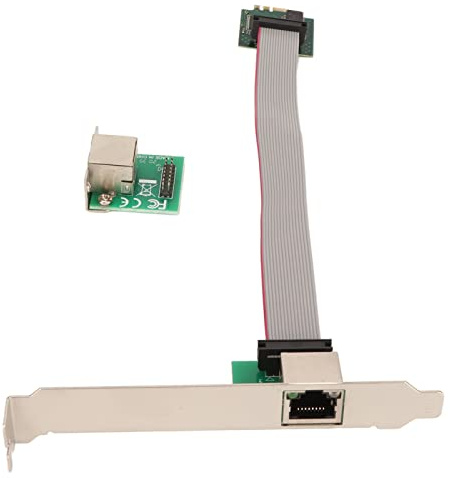 Tarjeta de Red Gigabit Ethernet, Adaptador M.2 A+E I210AT Puerto Único RJ45 10/100/1000 Mbps, Compatible con Servidor y Linux