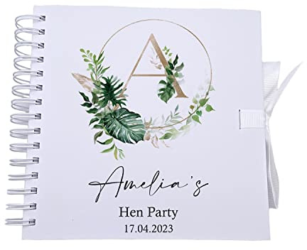 Personalised Wedding Hen Night Scrapbook Photo Album UV-1270