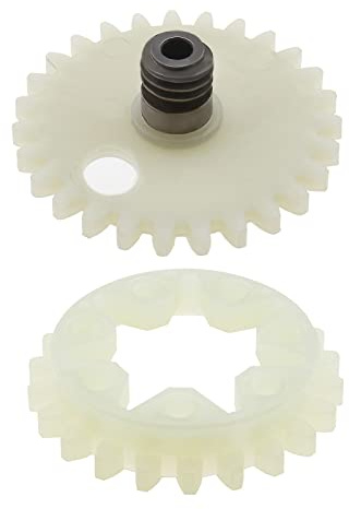 The Lord of the Tools Set di 2 Kit di Ingranaggio A Vite Senza Fine E Ruota Dentata per Pompa Olio Compatibile con Stihl 028 038 MS380 MS381 Sostituisci 1119 640 7100 E 1119 642 1501