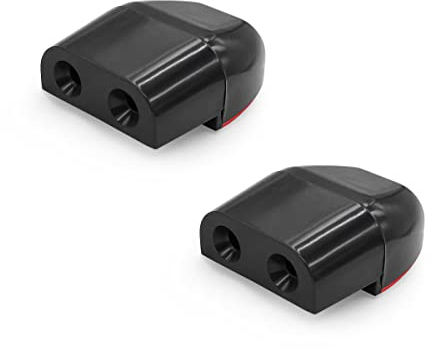 CGEAMDY Silbatos de Ciervo para Coche, Dispositivos Silbato Advertencia de Ciervos, Silbato Alerta de Ciervo Construcción Dual Repelentes para Coche, Alerta Silbatos Ciervo para Vehiculos(Negro)