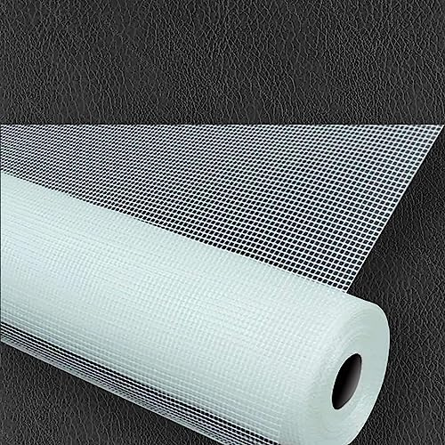 MEEYI Moustiquaire de Fenêtre Magnétique, Moustiquaire Fenêtre Découpable 100x300cm Moustiquaire en Maille Réduire l'Ultraviolets Tissu en Fibre de Verre Transparent pour Porte et Fenêtre Blanc