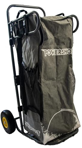 Netsportique POWERSHOT® Ausrüstungswagen - NEU ! Ideal für den einfachen Transport von Ausrüstung! (Grau)