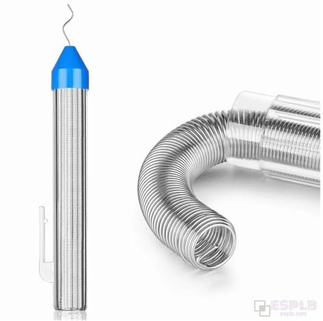 Fil à souder portable sans plomb 10 g 0,8/1,0 mm en étain avec noyau en colophane pour réparation de fer à souder (1,0 mm)