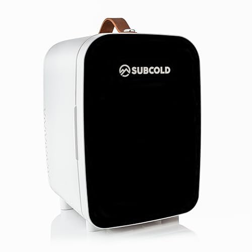 Subcold Pro10 Luxury Mini Fridge Cooler | Compact 10L Portable Small Fridge 12V & 240V | Efficient, Quiet Cooling System | Ideal for Bedroom, Office, Beauty & Car | (Black)