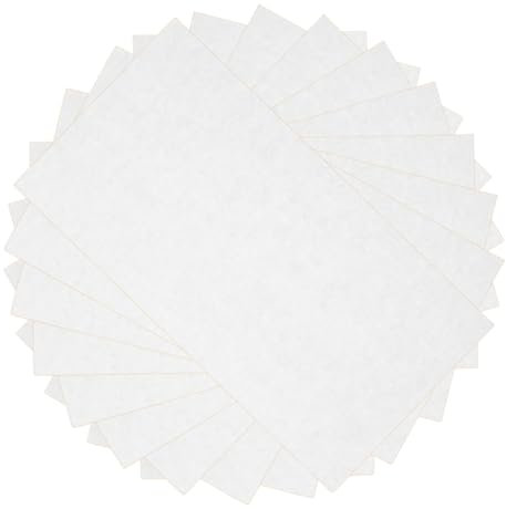 Papier Sulfurisé pour Four 300 Feuilles Silicone Blanc 34x17,8 Cm