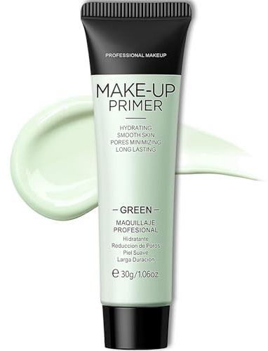 Anti-redness Face Primer, Green Colour Corrector, Make Up Primer For Red & Blemished Skin, Pore Minimizer, Balance Skin Tone, Moisturising Foundation Base, Grips Makeup To Last, Hydrating Isolation