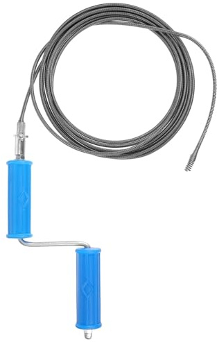 Cabilock 5m Utensile Flessibile Per Dragaggio Tubazioni Molla Per Rimuovere Da Scarichi Strumento Anti-intasamento Per Cucina Bagno e Doccia Per Uso Manuale o Motorizzato