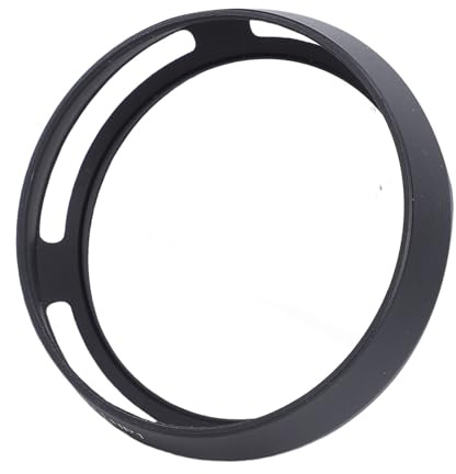 Denash Pare-Soleil D'objectif D'Appareil Photo en Métal pour Appareil Photo FE 35 Mm F2.8 DSC RX1R RX1 RX1R II M2, Anti-éblouissement, Excellente Protection, Empêche la Lumière