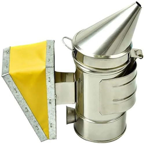 1 Pcs Mini Stainless Steel Manual Bee Smoker Transmitter Kit Beekeeping Tool Equipment Hive Smoke Sprayer for Bee Farm