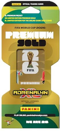 Coupe du Monde de la FIFA 2026 Adrenalyn XL Premium Gold