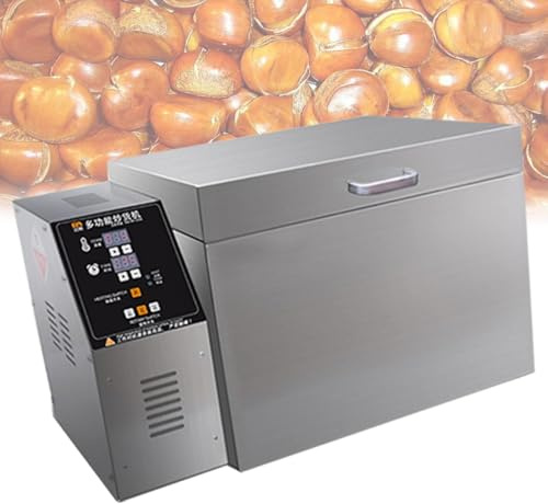 Pvxa Stainless Steel Electric Roasting Machine for Nuts, Electric Coffee Bean Roaster Machine, with Timer/Controllable Thermostat, for Coffee, Sesame Type5