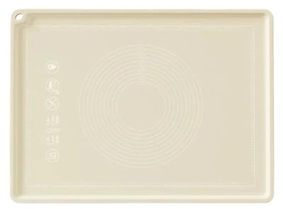 Tappetini stendipasta Tappetino for impastare in silicone, pannello ispessito for uso domestico, tappetino for gnocchi, for arrotolare in plastica, tagliere, utensili da cucina(40x50cm)