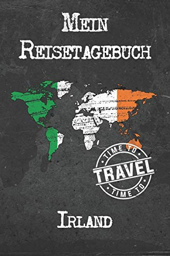 Mein Reisetagebuch Irland: 6x9 Reise Journal I Notizbuch mit Checklisten zum Ausfüllen I Perfektes Geschenk für den Trip nach Irland für jeden Reisenden