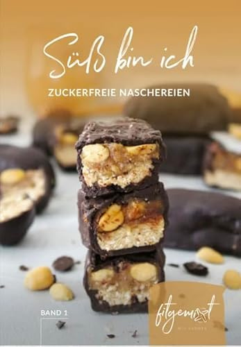 Fitgemixt „Süß bin ich“ Backbuch – 27 vegane & Low Carb Naschereien mit dem Thermomix® | glutenfreie Kleingebäcke, Snacks & raffinierte Torten passend für Thermomix® TM5, TM6, TM7 & mehr*