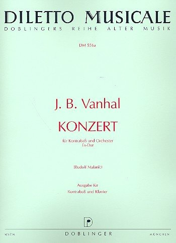 Konzert Es-Dur für Kontrabaß und Orchester : für Kontrabaß und Klavier