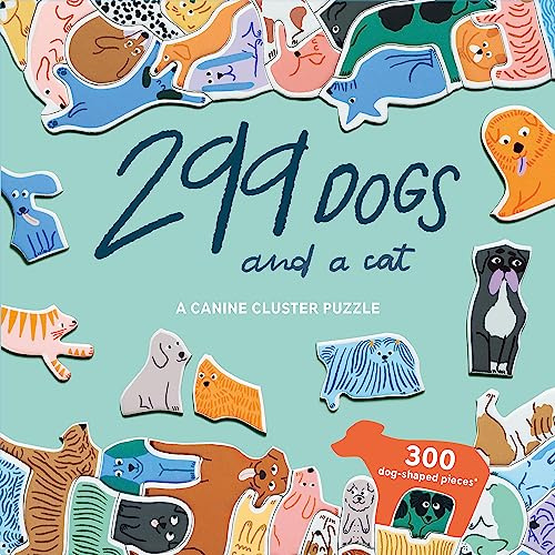 299 Dogs and a Cat: A 300 Piece Canine Cluster Puzzle