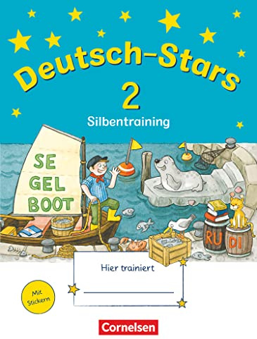 Deutsch-Stars - Allgemeine Ausgabe - 2. Schuljahr: Silbentraining - Übungsheft - Mit Lösungen