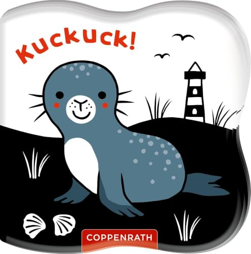 Babys Kontrast-Zauber-Badebuch: Kuckuck!: Spielbuch für Babys ab 3 Monaten, Bilder mit Farbwechsel von Schwarz-Weiß zu Bunt