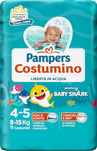 Pampers il Costumino, Taglia 4 (8-15 kg), 11 Pannolini