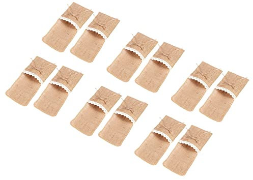 kunyi 120 Pièces Séries Pays Table de Mariage Argenterie Titulaire Toile de Couverts Poches Fourche Poches