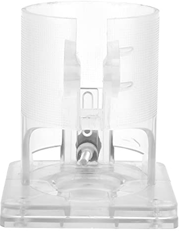 fuLNes Katsu Oberfräsenbasis, Arbeit, Holzbearbeitung, Trimmer-Oberfräse, transparente Kunststoffbasis, Elektrowerkzeug-Schutzzubehör (Standard-Stil 20 x 13 x 3 cm)