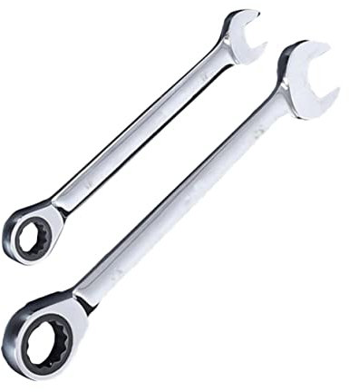 Angoily Dual Head Combination Wrench Ratchet Mechanism for Automotive Repair Dual Head Spanner for Mechanics Tool Kit