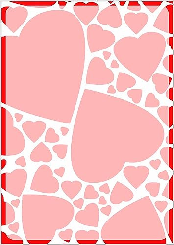 Briefpapier mit Herzen DIN A4 - Papier mit Herzchen - 20 Blatt - Motiv Nr. 030 | 120g/m²