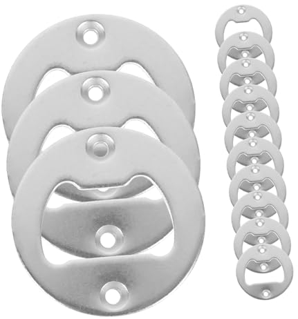 ULTECHNOVO 1set Inserti Per Apribottiglie Inossidabile Con Cacciavite e Viti Kit Per Apribottiglie Per Design Compatto e Portatile Facile Installazione e Riparazione