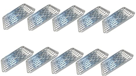 Alipis 10piezas Moldes Desechables Para Barbacoa Recipientes Compactos Para Comida y Picnic