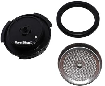 Marel Shop® - Kit Guarnizione Diffusore Supporto per Macchina da Caffè compatibile con De Longhi per Modelli : EC680 - EC695 - EC680.M DEDICA - EC685.R DEDICA - EC860