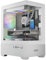 GAMDIAS Aura GC9M WH Boîtier PC Micro Tour M-ATX, Panneau en Verre Trempé sans Joint, 3 Ventilateurs ARGB 120 mm Intégrés, Installation sans Outils, Filtre à Poussière Magnétique, Blanc