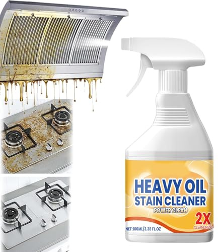 2025 New Kitchen Cleaner Spray, Foam Cleaner, Heavy-Duty Kitchen Foaming Degreaser, Multifunctional Foam Cleaner Stubborn Stains Cleaner, Range Hoods, Grime & Grease (1)