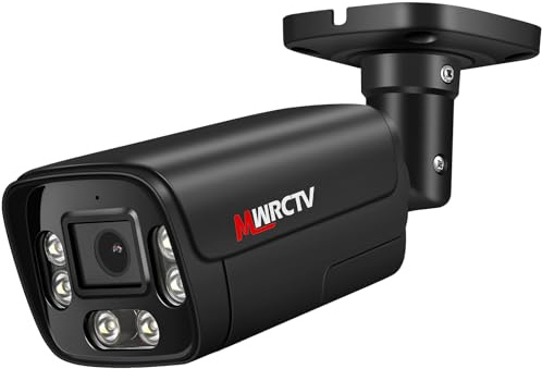 8MP 2.8mm Lens Ultra HD POE Audio Waterproof 4K Bullet Camera Metal Shell | MWRCTV 25fps H.265,2.8mm 110° Wide Angle Lens,IP66 Metal Housing,Built-in Mic,Smart Color Night Vision,Work With NVR/RTSP/NAS