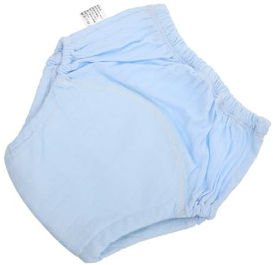 Babyhosen Trainingshose für Neugeborene aus Baumwolle Blau | Töpfchentrainingshosen, Wiederverwendbar und Strapazierfähig, Atmungsaktiv, 1 Stück