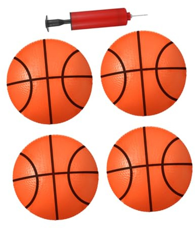 HEALSOPTHY Balones De Baloncesto Juguetes Inflables De Baloncesto Pelota De Pequeña PVC