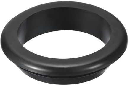 Unifizz 1Pcs Rubber Grommets, 70mm ID 80mm Drill Hole Plug Sealing Rings, Quick-Fit Wire Protection for Electrical Enclosures and DIY Routing, Black