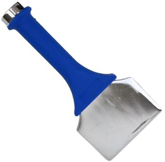 CashMuch Scalpello per moquette, strumento professionale per l'installazione di tappeti con manico ammortizzante per scale, nero/blu