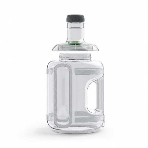 YWMJZEU Dispensador con Grifo Garrafa Agua con Asa Extraíble Dispensador Espita para Hogar, 5L
