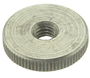 Rändelmutter niedrige Form DIN 467 5 Stahl blank M 4-100 Stück