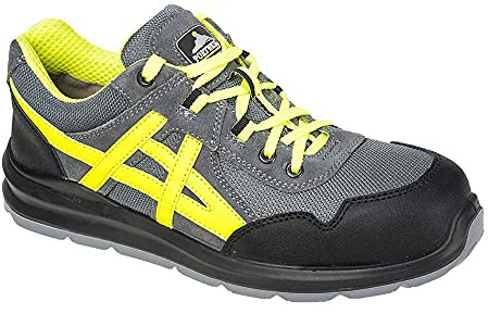 Portwest Trainer MERSEY Steelite S1, Couleur: Gris, Taille: 45, FT50GRR45