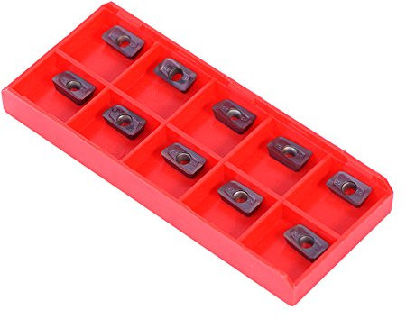 10Pz Forma Parallelogramma CNC con Inserto di Carburo Fresa Indicizzabili Tornio Fresatura Inserti Strumenti di Tornitura con la Scatola APMT1135PDER-M2 VP15TF per Acciaio in Fine Finitura