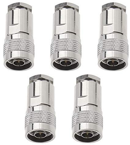 Be In Your Mind 5 Stück N-Typ Kabelklemme Kompressionsstecker Koaxial Adapter für 7D FB 10 RG213 RG214 LMR400