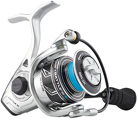 Penn Battle III DX, 2500, Spinning Angelrolle, Frontbremse, 1538013